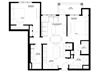 2 Bedroom Floor Plan